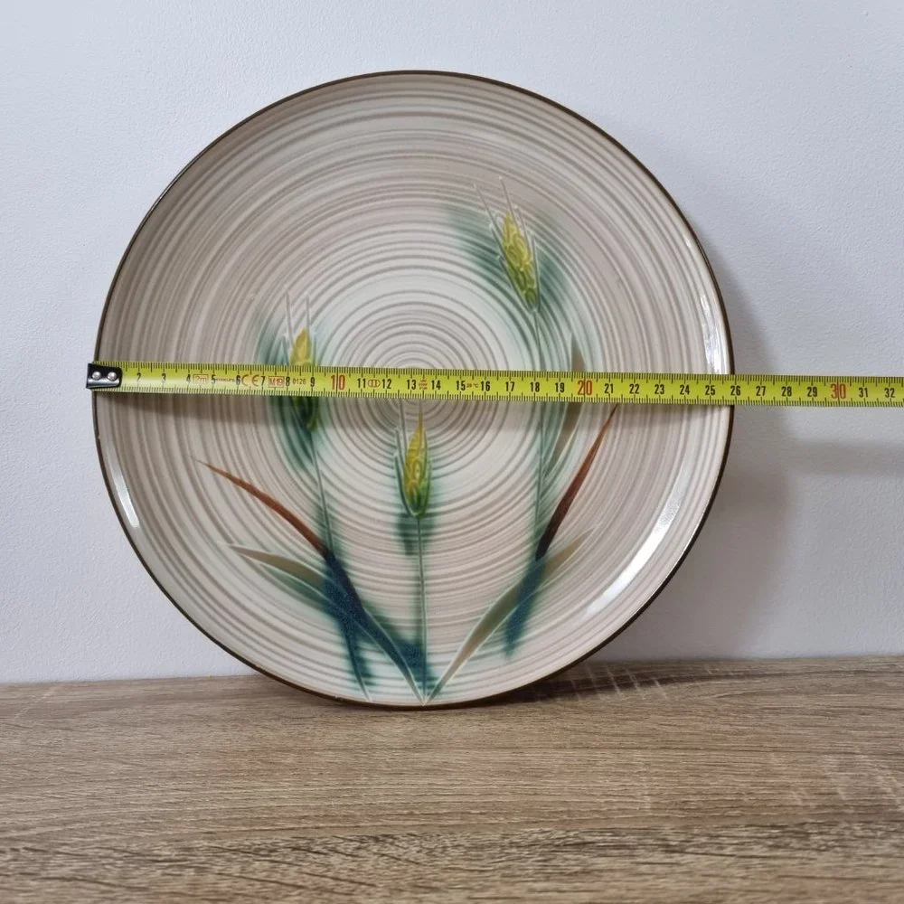 Vintage 1960s Fancrest Ware MUGI WHEAT Plate 26 cm Japan - Picture 7 of 7